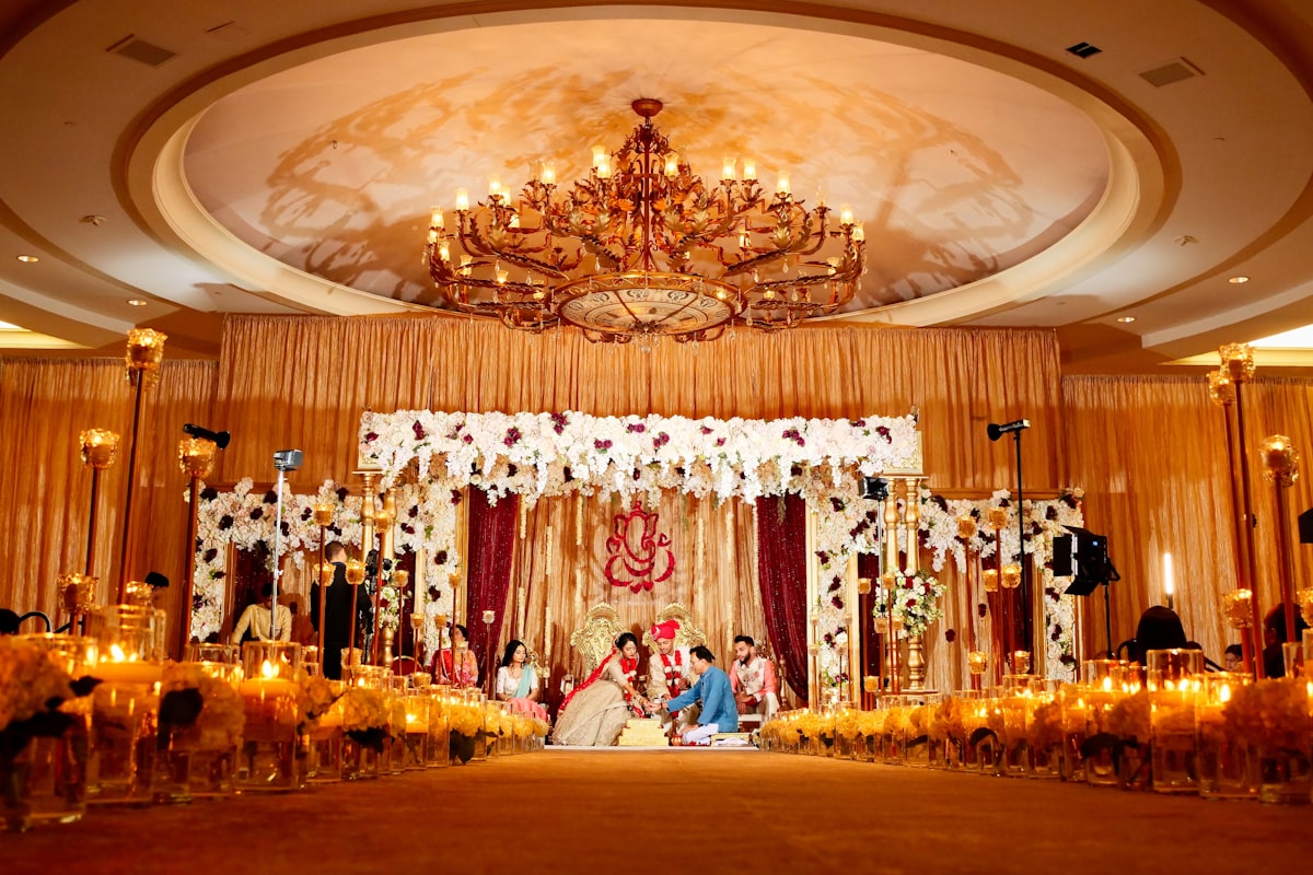 Indian wedding celebration